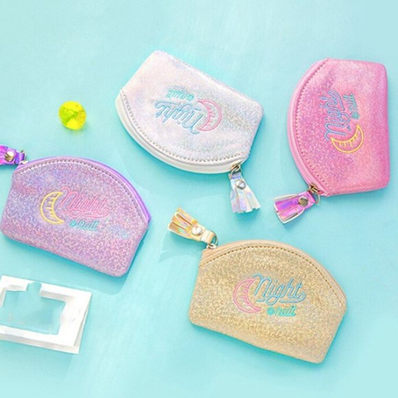 Bentoy Small Zipper Bag Glitter Crescent Night - Picture 2 of 8